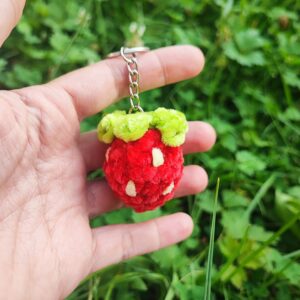 Strawberry keychain