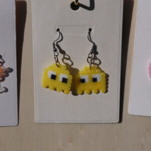 Pacman Ghost Earrings